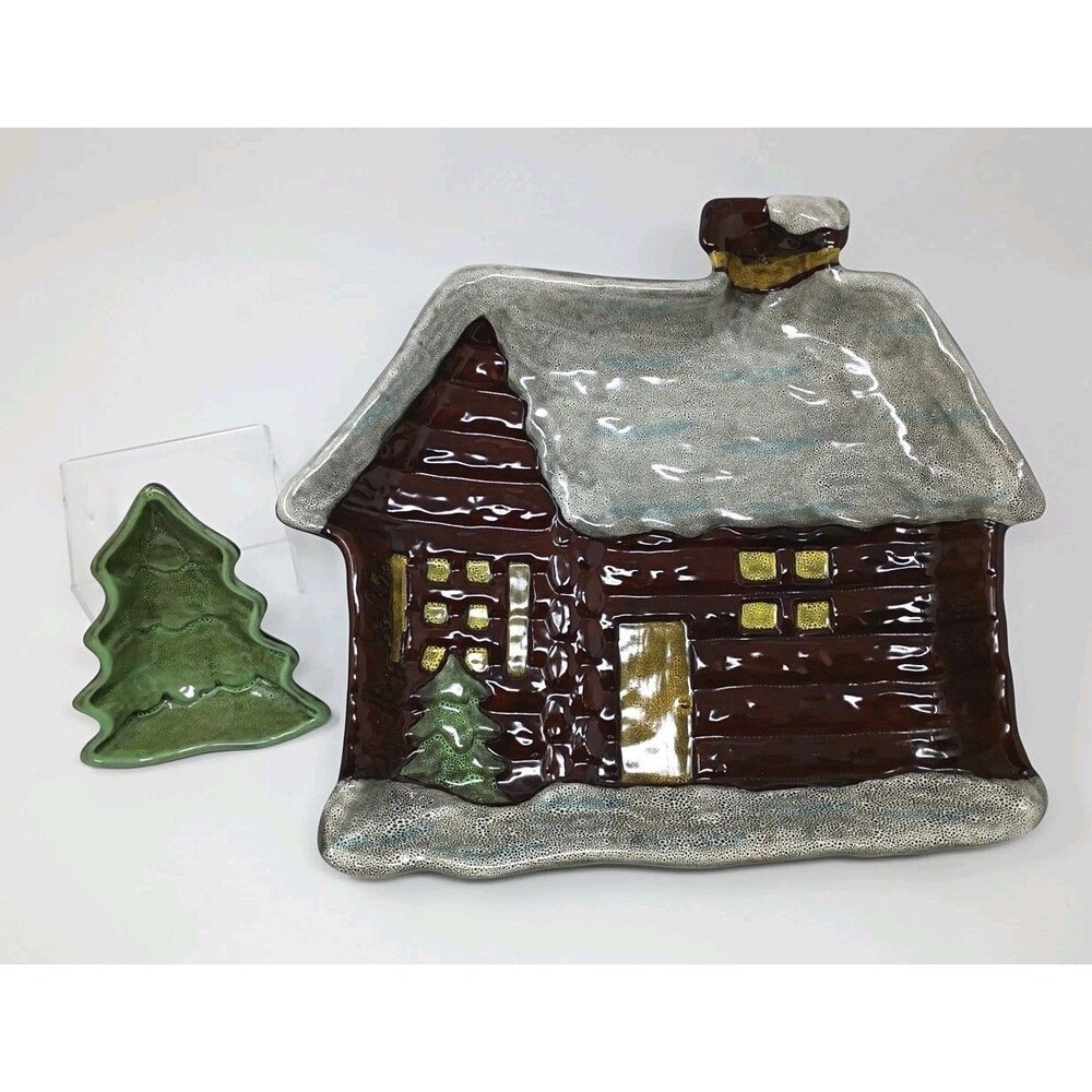 Boyds Home Collection Hunters Climbin High Chip Dip Set with OEM box